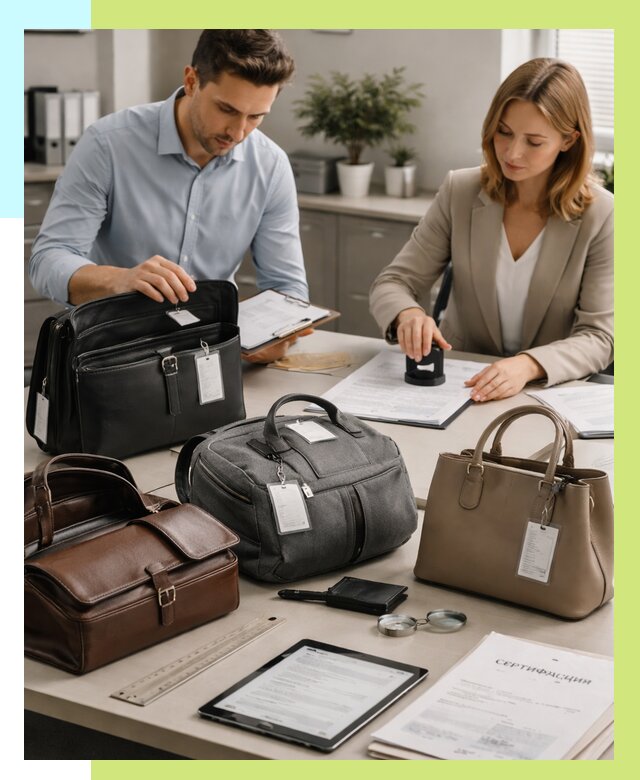 Сертификация сумок в Обнинске от 7613 руб. | Алешин-Бнн