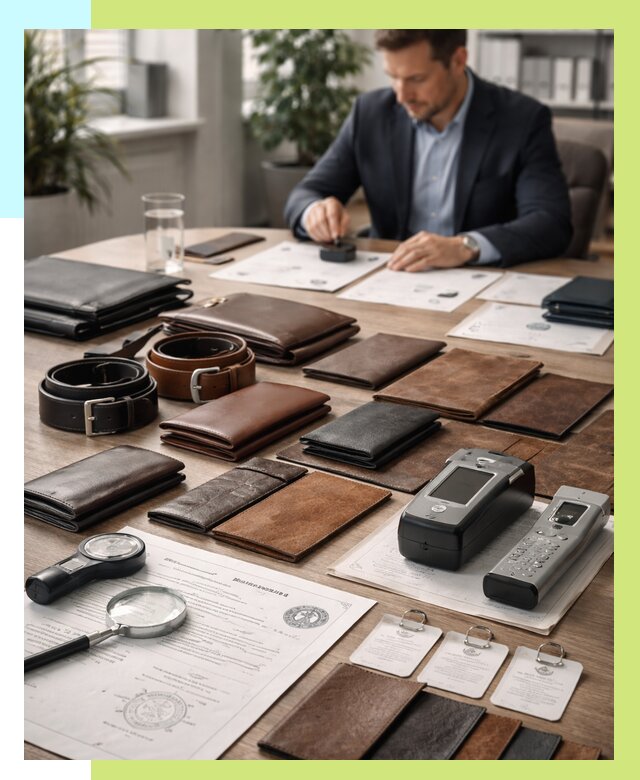 Сертификация кожаных изделий в Обнинске от 12180 р. | Алешин-Бнн