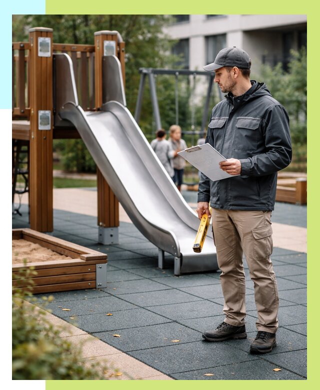 Сертификация детских площадок в Обнинске от 25375 р. | Алешин-Бнн