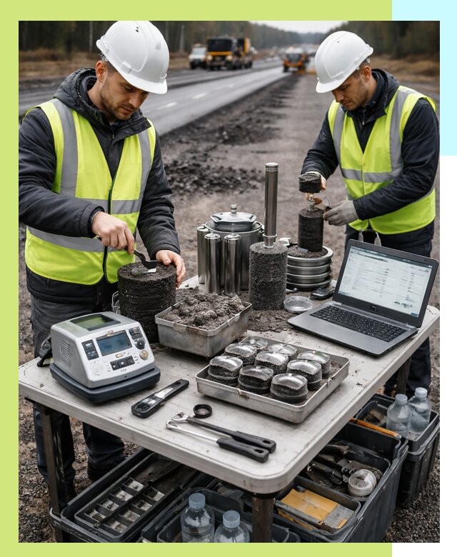 Сертификация асфальта: испытания и подтверждение в Обнинске