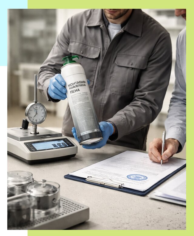 Сертификация монтажной пены в Обнинске от 15225 р. | Алешин-Бнн