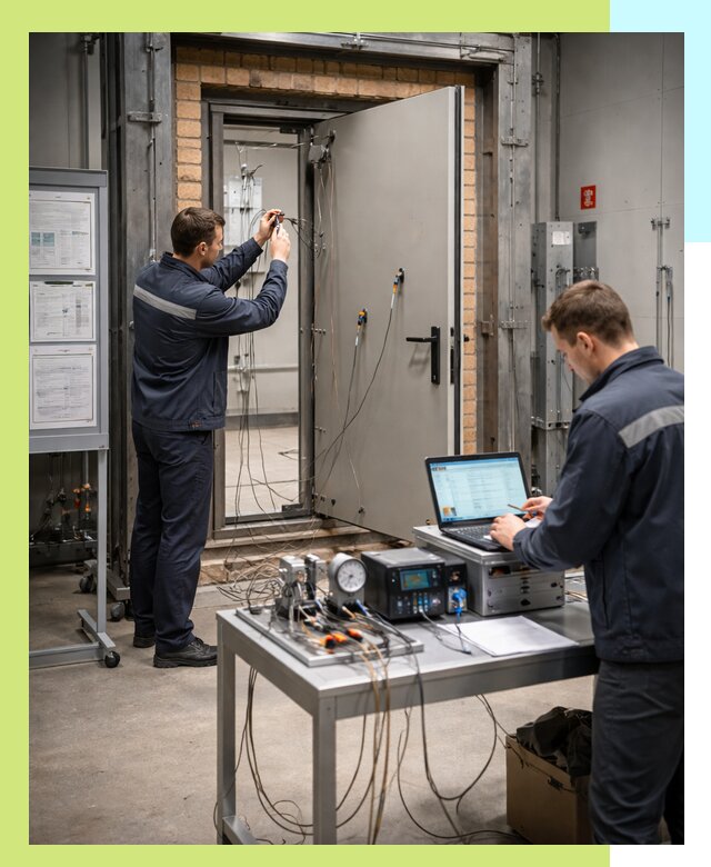 Сертификация противопожарных дверей в Обнинске по ГОСТ и ТР