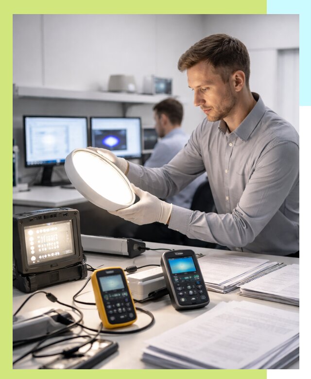 Сертификация светильников в Обнинске: испытания и оформление