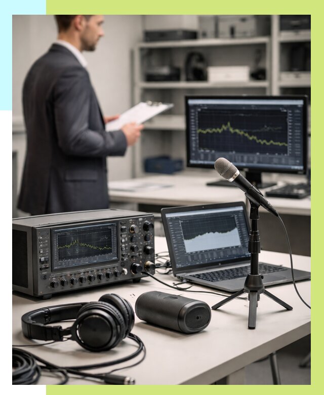 Сертификация аудиотехники в Обнинске от 15225 р., Алешин-Бнн