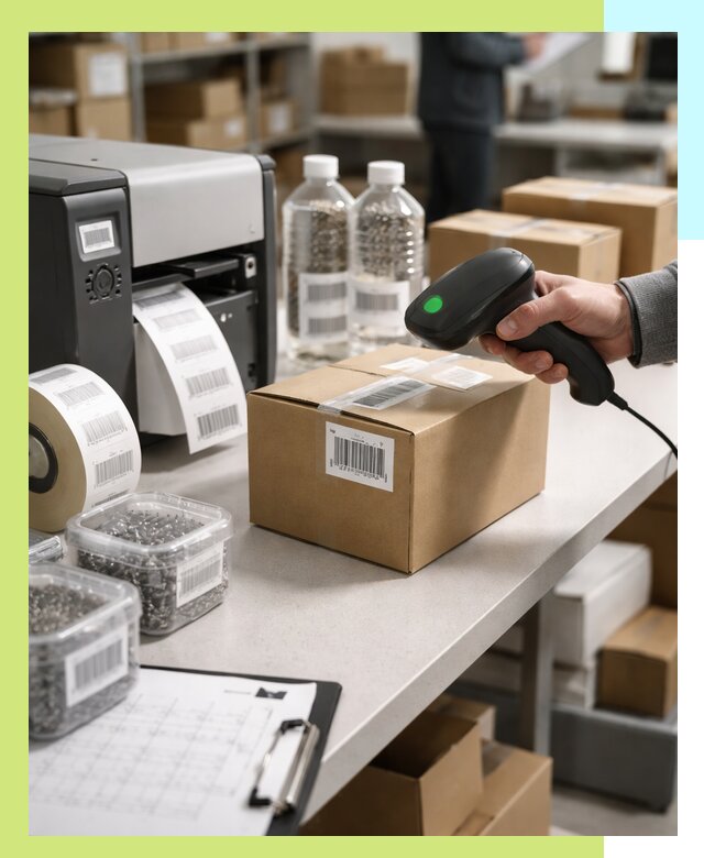 Штрихкодирование продукции и маркировка для продажи в Обнинске