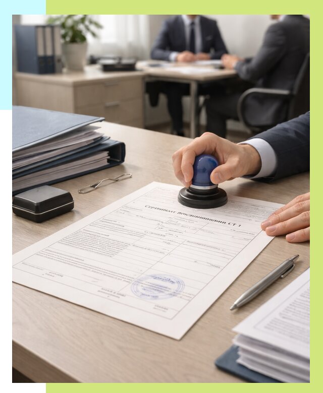 Сертификат происхождения СТ 1 в Обнинске от 4568 р. | Алешин-Бнн