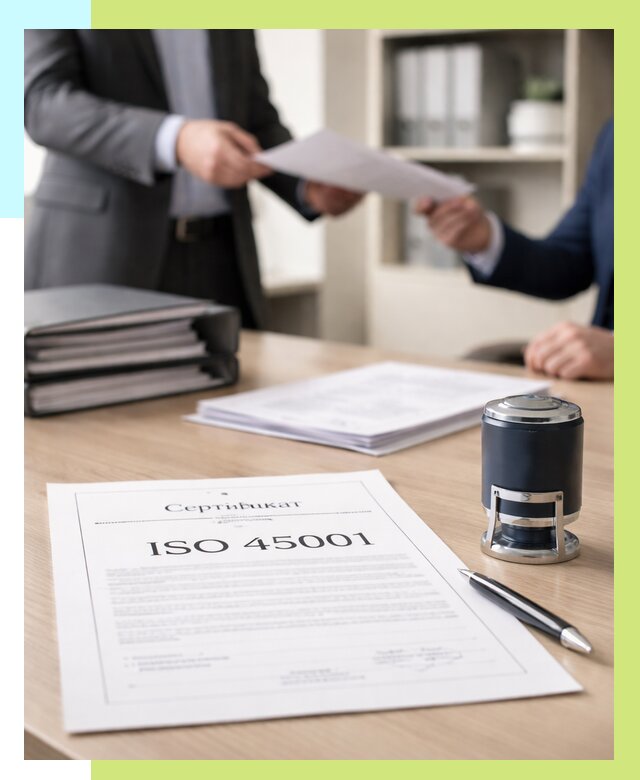 Сертификат ISO 45001 в Обнинске под ключ от 45675 р. | Алешин-Бнн