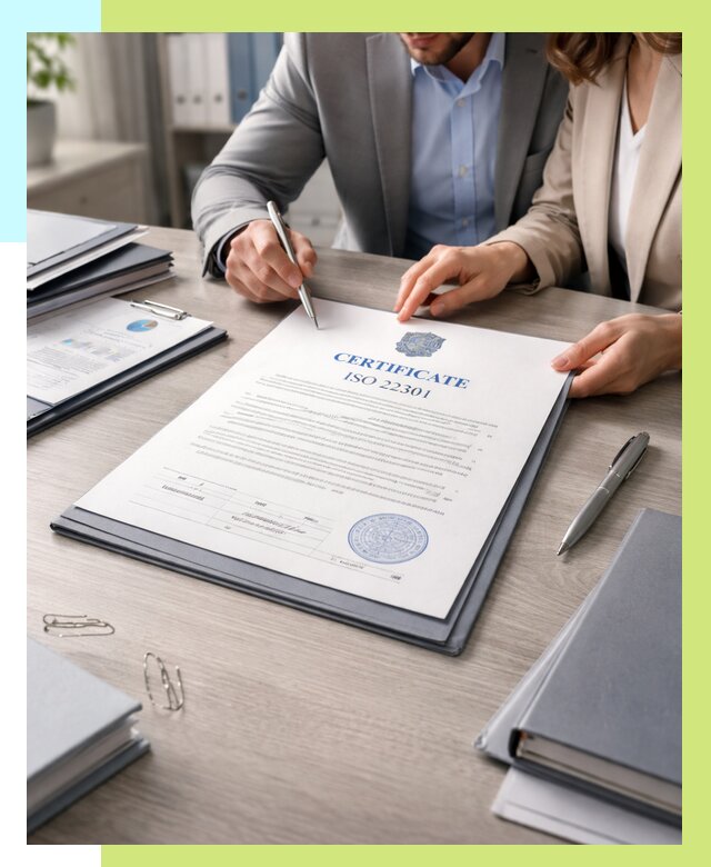 Сертификат ISO 22301 в Обнинске от 45675 р. | Алешин-Бнн срочно