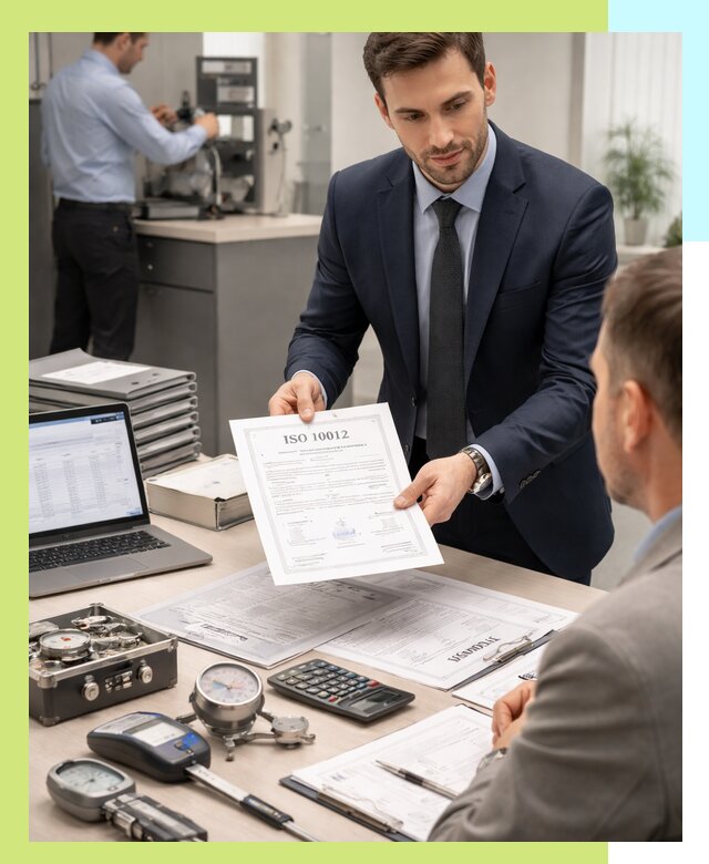 Выдача сертификата ISO 10012 по требованиям метрологии в Обнинске